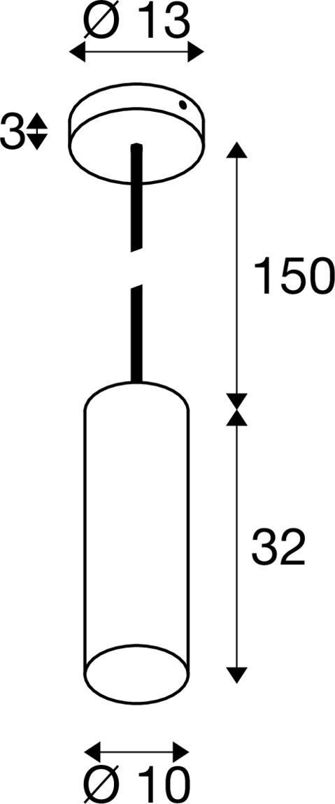 ENOLA® Hängande lampa, Pendellängd 150 cm, E27, 1x max. 5 - SLV | Bellalite