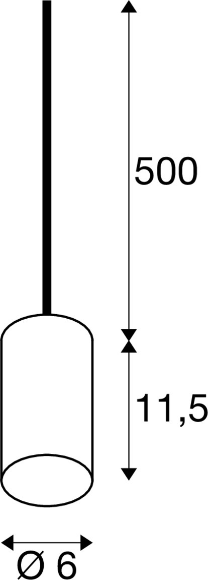 FITU PD E27, sten, takarmatur, pendellängd 500 cm, öppen k - SLV | Bellalite