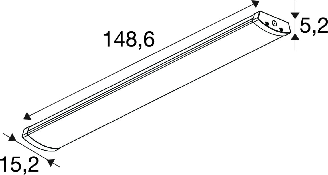 BATTEN FLAT P 1500 70 830/840/850 ML Bluetooth mikrovågsugn WH - SLV | Bellalite