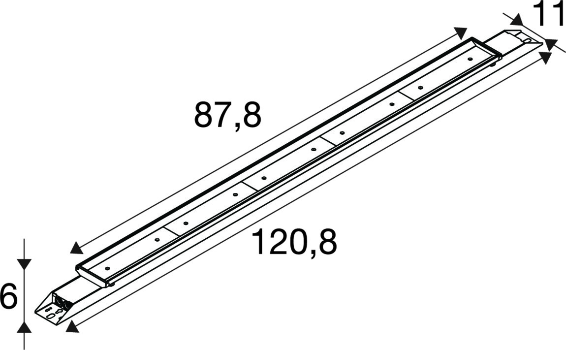 BATTEN INDUSTRY C 1208 114 840 NB ML WH - SLV | Bellalite