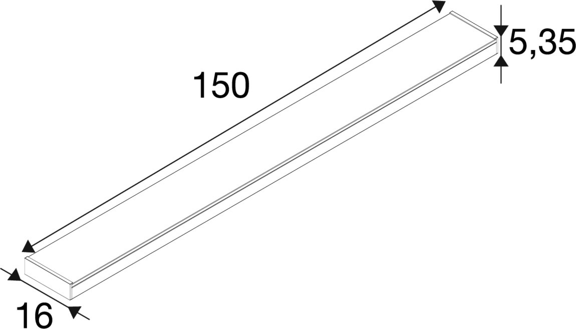 WORKLIGHT P LINE 1500 65 830/840 WB ML DALI DT8 WH - SLV | Bellalite