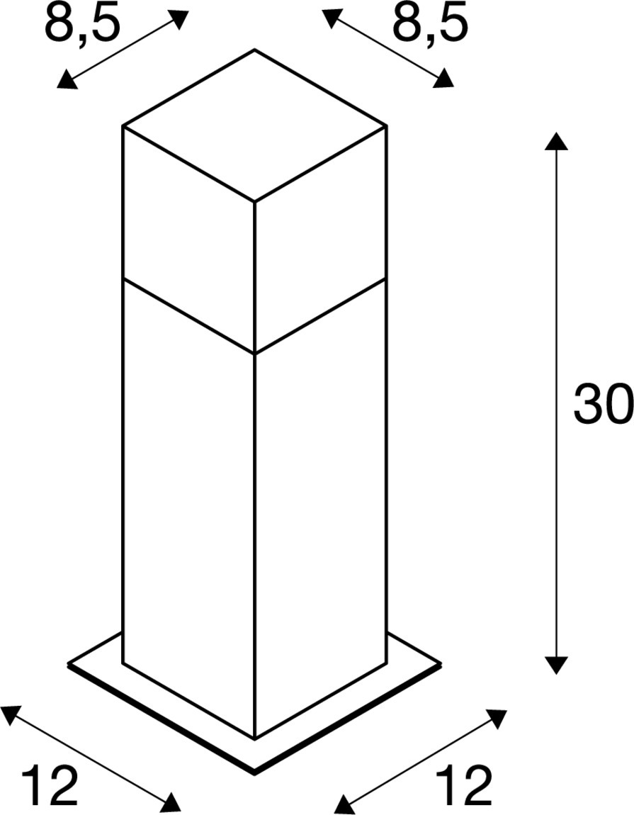 GRAFIT SQUARE - SLV | Bellalite