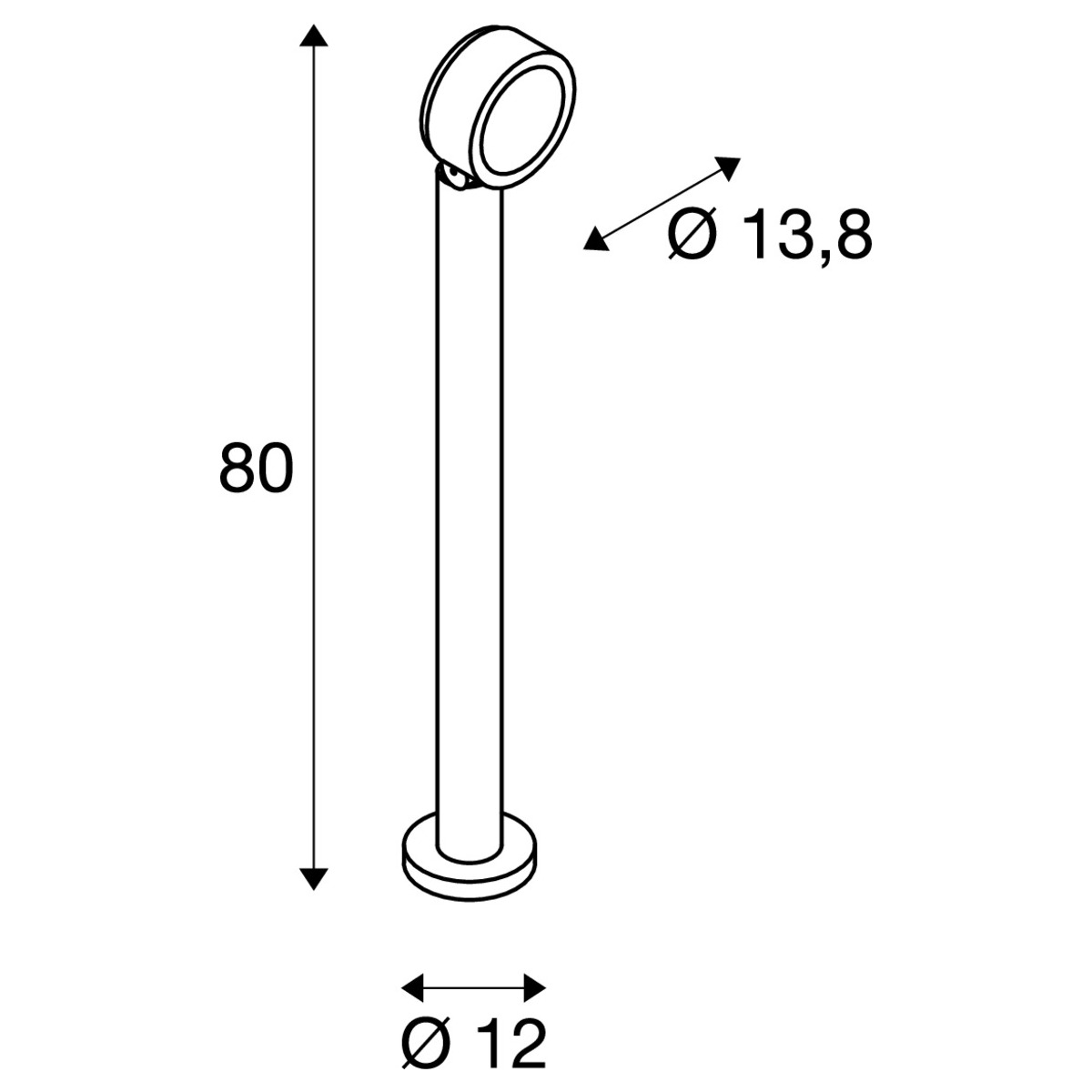 Scala tampon de réduction 90mm/80mm PVC gris