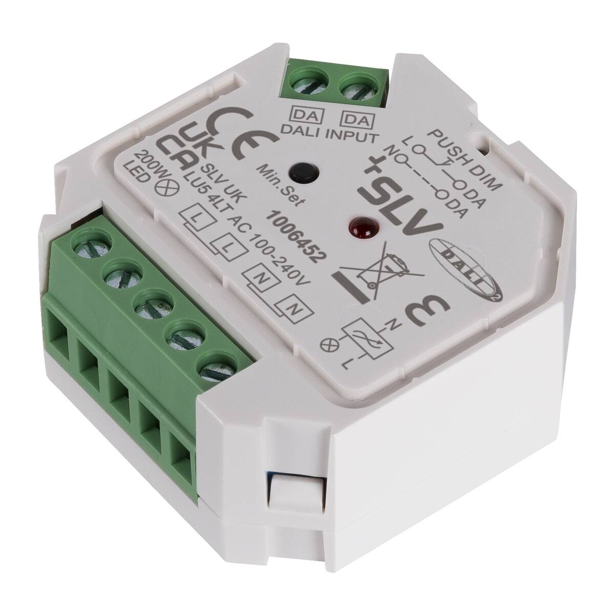 Variateur LED encastrable - Coupure de phase, 0-150W, Interrupteur rotatif,  Variateur
