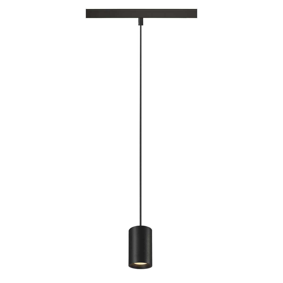 NUMINOS® XS 48 V TRACK, DALI, závěsné svítidlo, černé/černé, 8,7 W, 670 lm, 3000 K, CRI 90, 40°