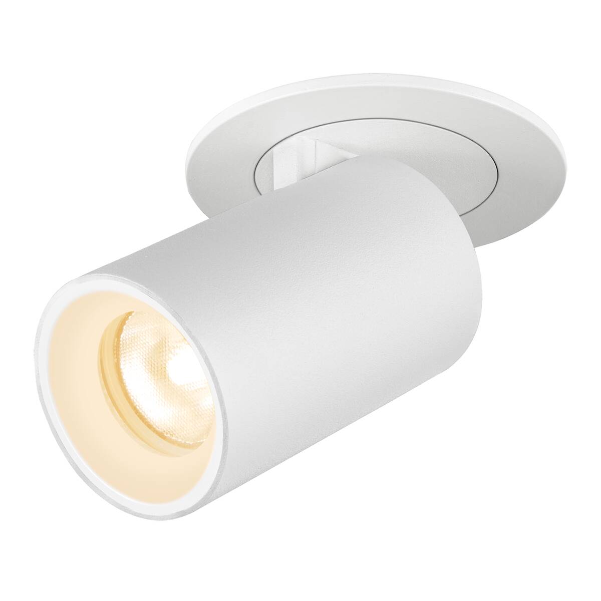 NUMINOS® PROJECTOR X, stropní zápustné svítidlo, 3000 K, 20°, válcové, bílé/bílé