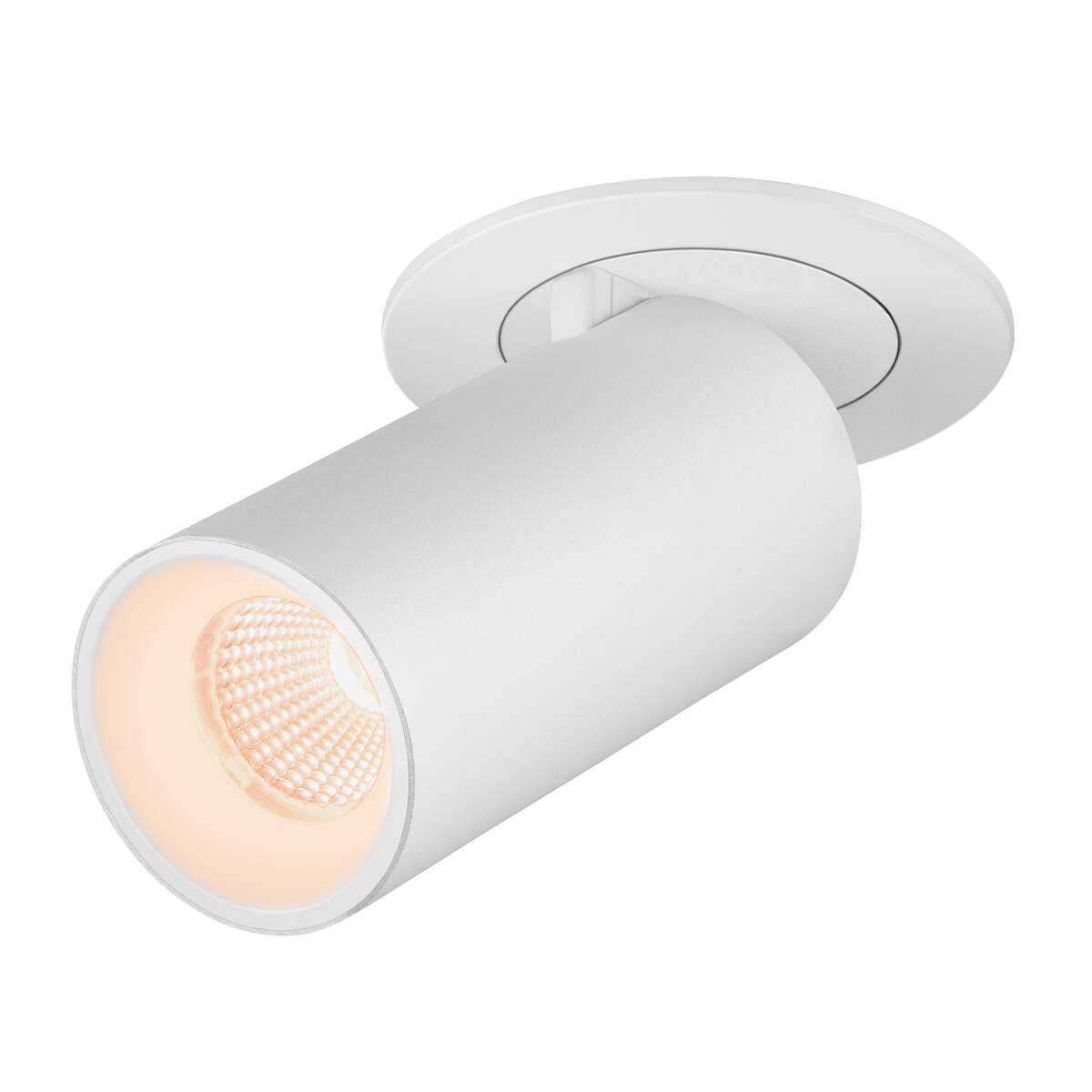 NUMINOS® PROJECTOR S, stropní zápustné svítidlo, 2700 K, 55°, válcové, bílé/bílé