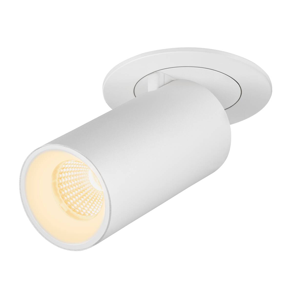 NUMINOS® PROJECTOR S, stropní zápustné svítidlo, 3000 K, 40°, válcové, bílé/bílé