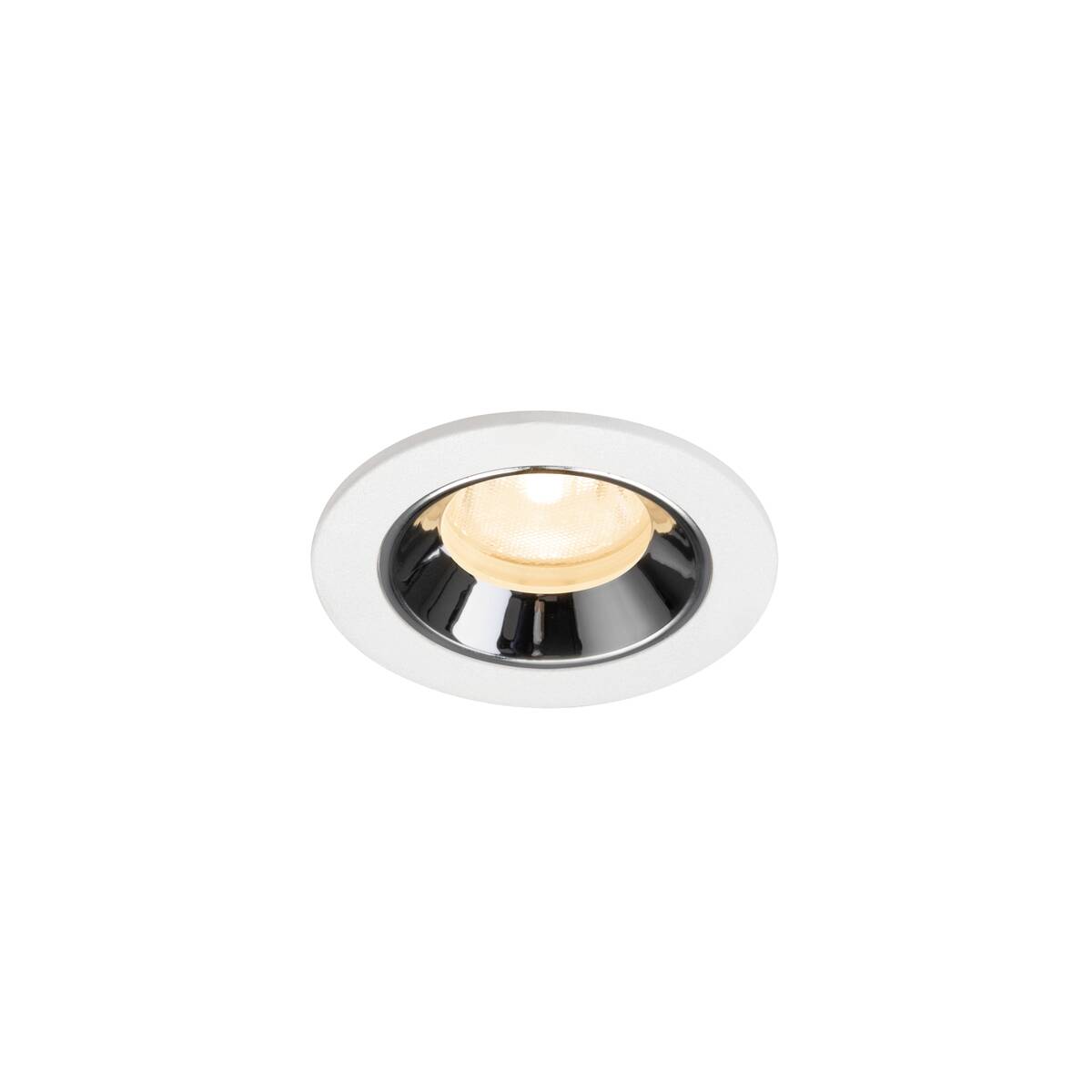 NUMINOS® XS, plafonnier encastré blanc / chromé 2700 K 40°