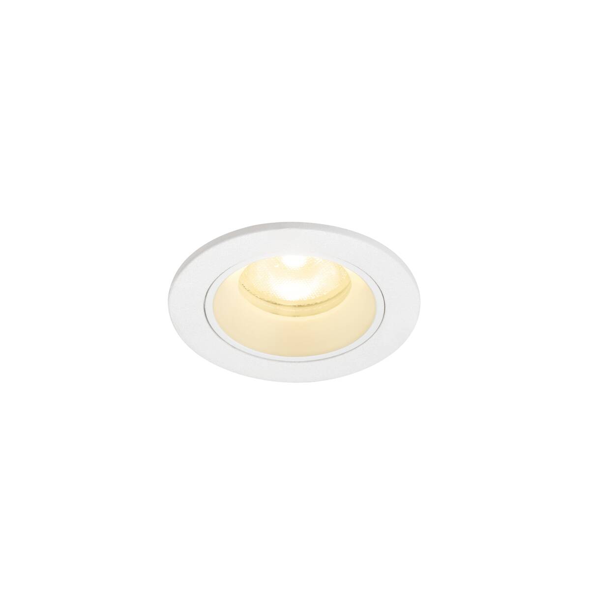 NUMINOS® XS, plafonnier encastré, 3000 K, 55°, IP20, rond, blanc