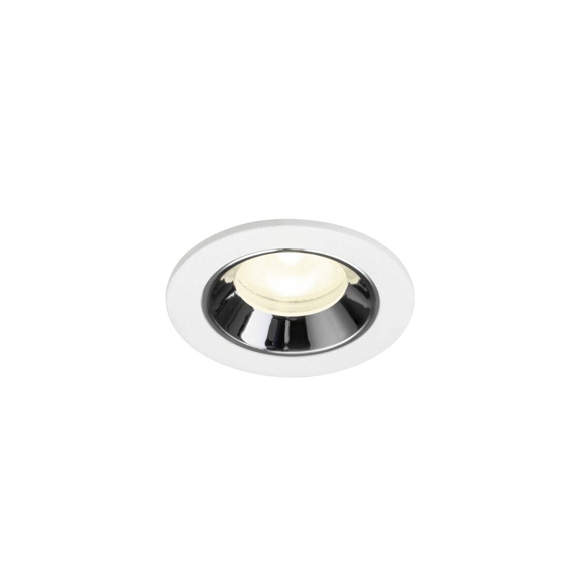 NUMINOS® XS, spot encastré, intérieur, 4000 K, 55° blanc / chrome