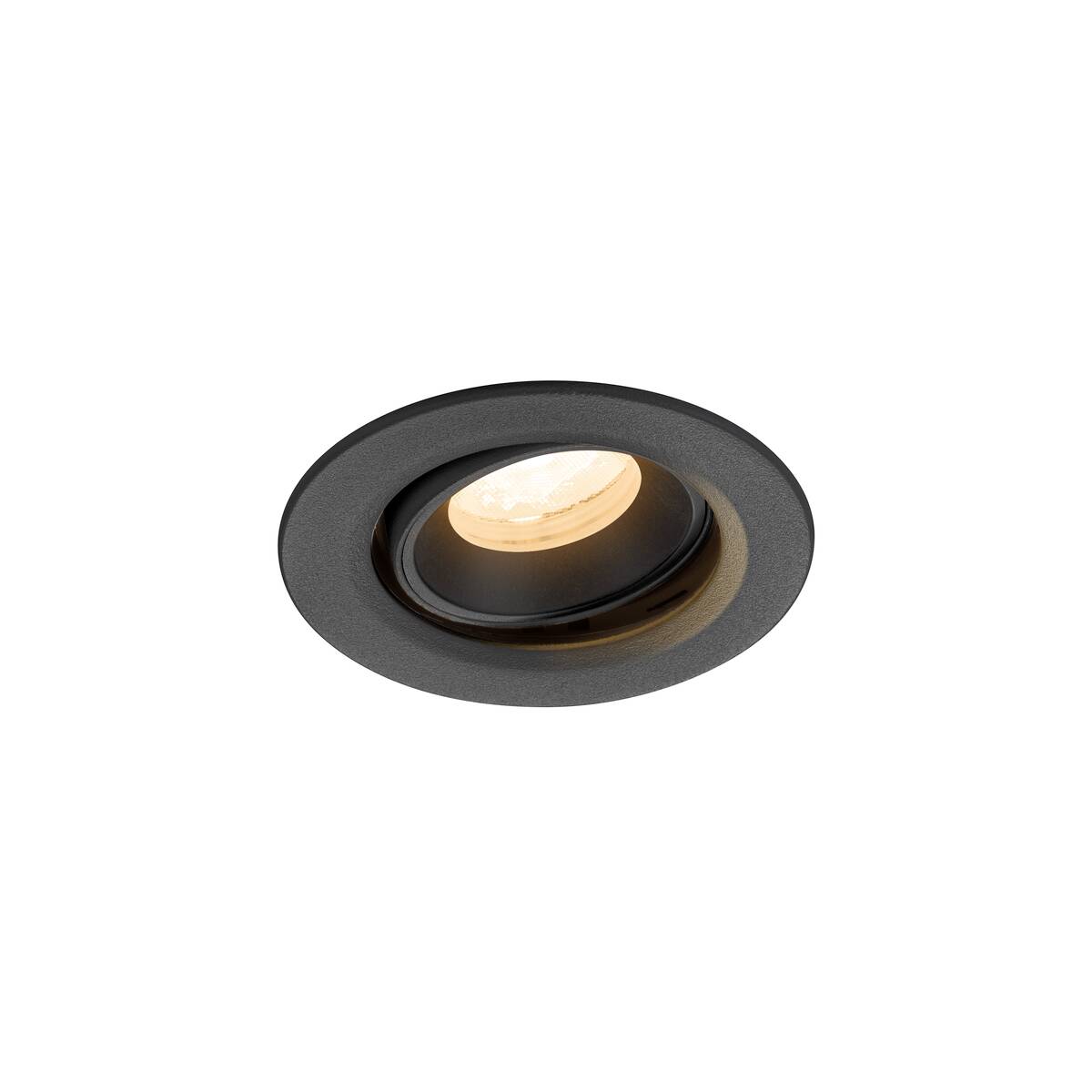 NUMINOS® MOVE XS, Deckeneinbauleuchte, 2700 K, 40°, IP20, rund, schwarz