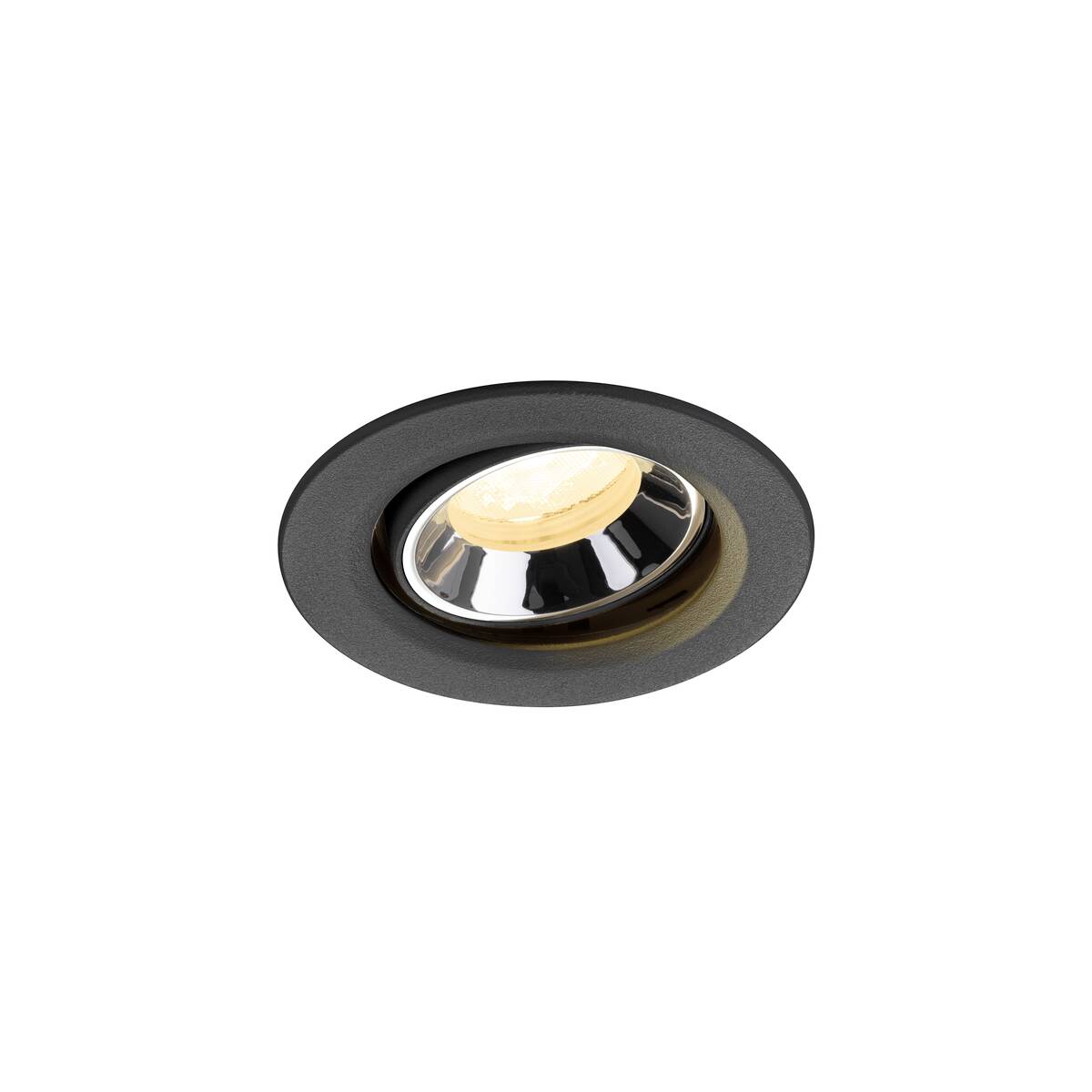 NUMINOS® MOVE XS, spot encastré, intérieur, 3000 K, 40° noir / chrome
