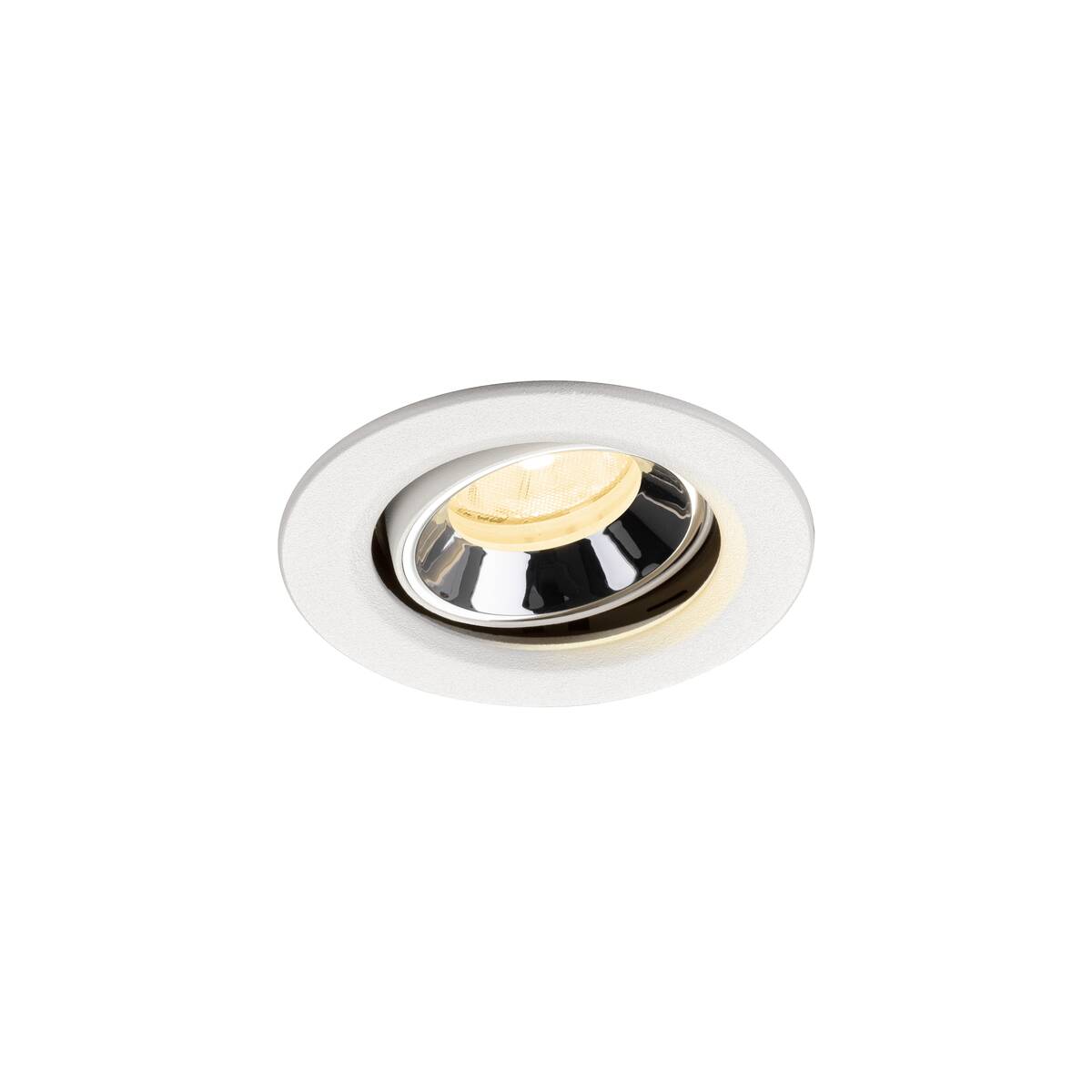 NUMINOS® MOVE XS, spot encastré, intérieur, 3000 K, 20° blanc / chrome