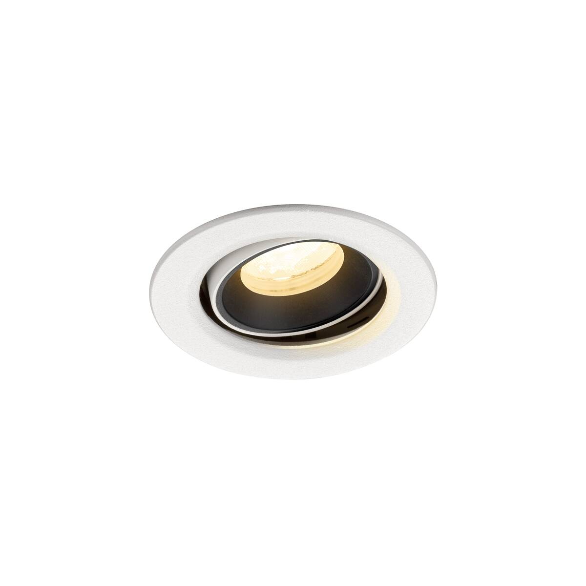 NUMINOS® MOVE XS, white/black recessed ceiling light 3000 K 40°