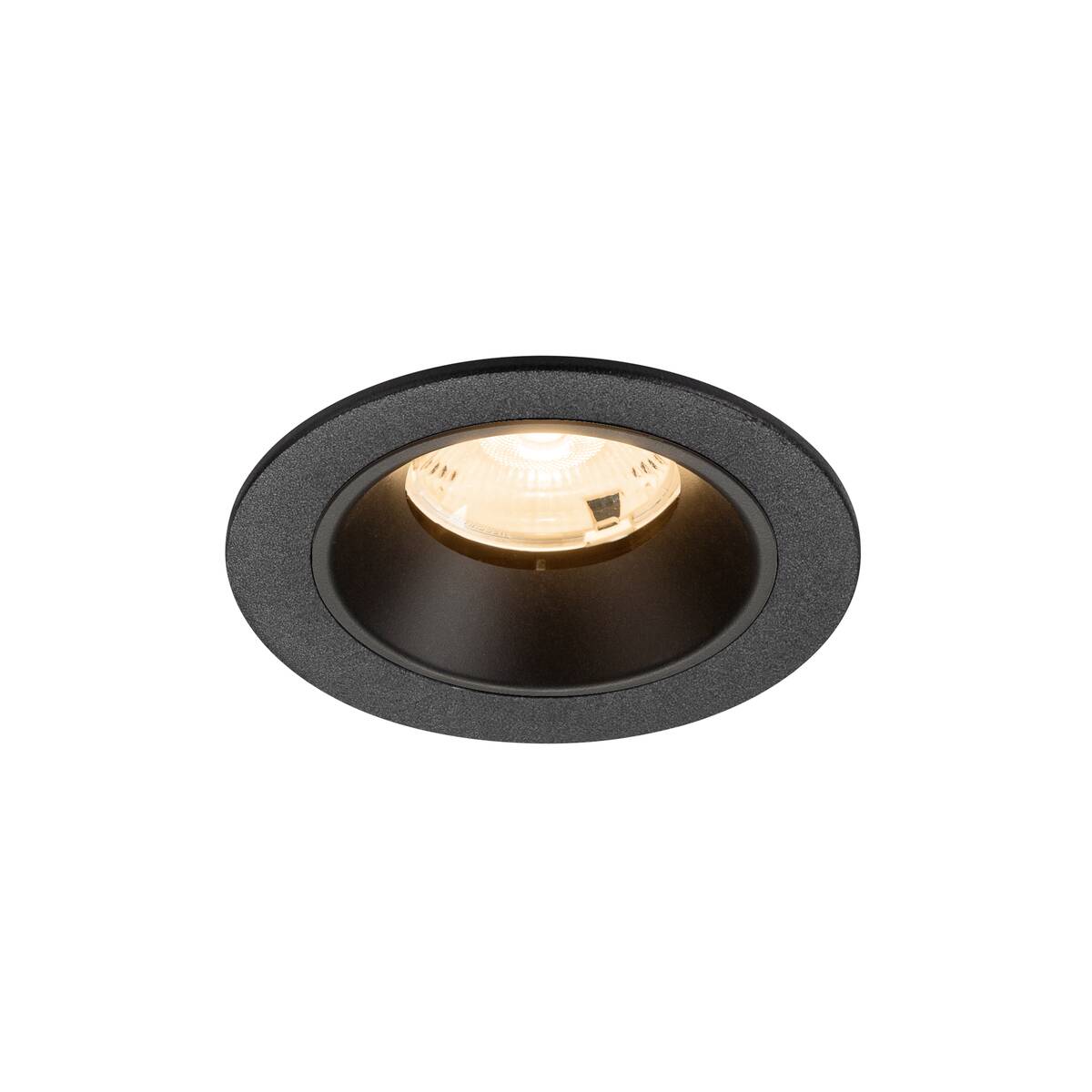 NUMINOS® S, plafondinbouwarmatuur, NUMINOS® S, rond, zwart