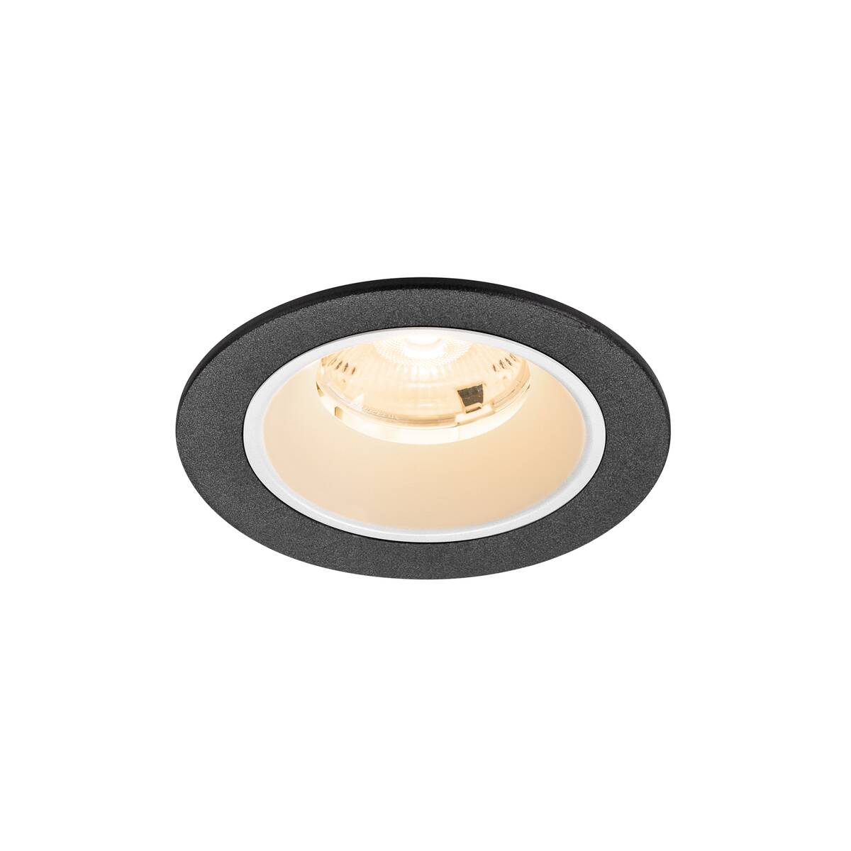 NUMINOS® S, Deckeneinbauleuchte, 2700 K, 20°, IP20, rund, schwarz / weiß