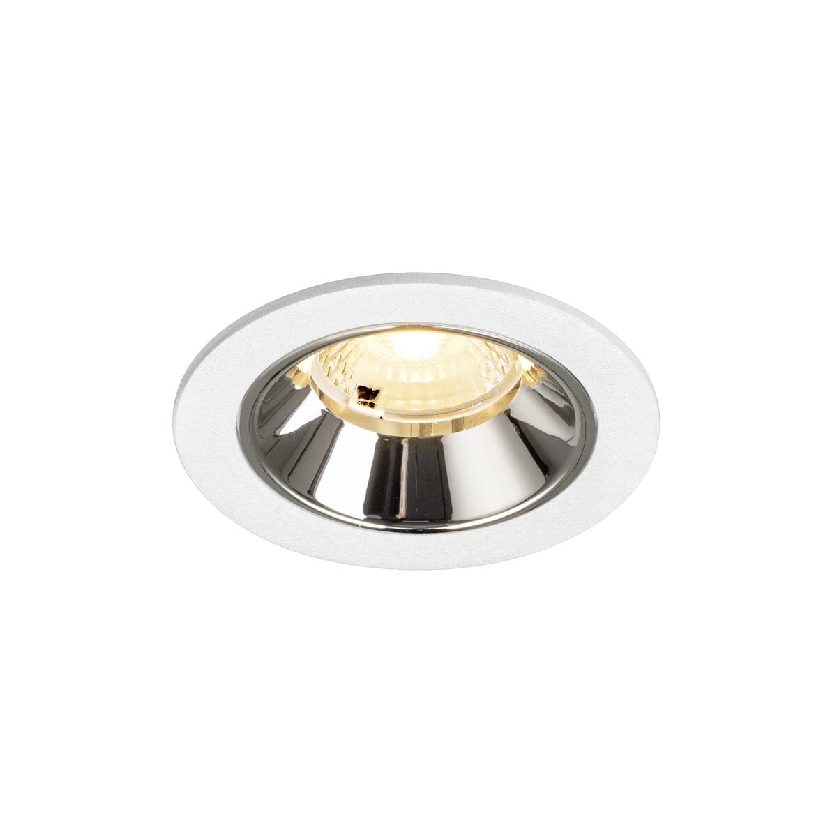NUMINOS® S, spot encastré intérieur, 3000 K, 40° blanc / chrome