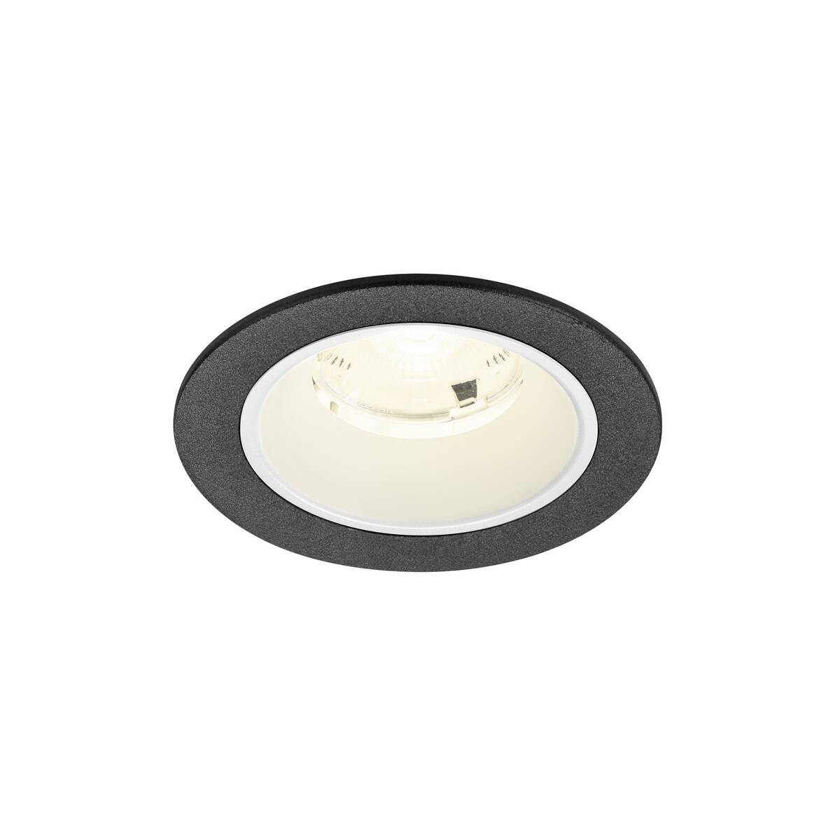 NUMINOS® S, Deckeneinbauleuchte, 4000 K, 20°, IP20, rund, schwarz / weiß