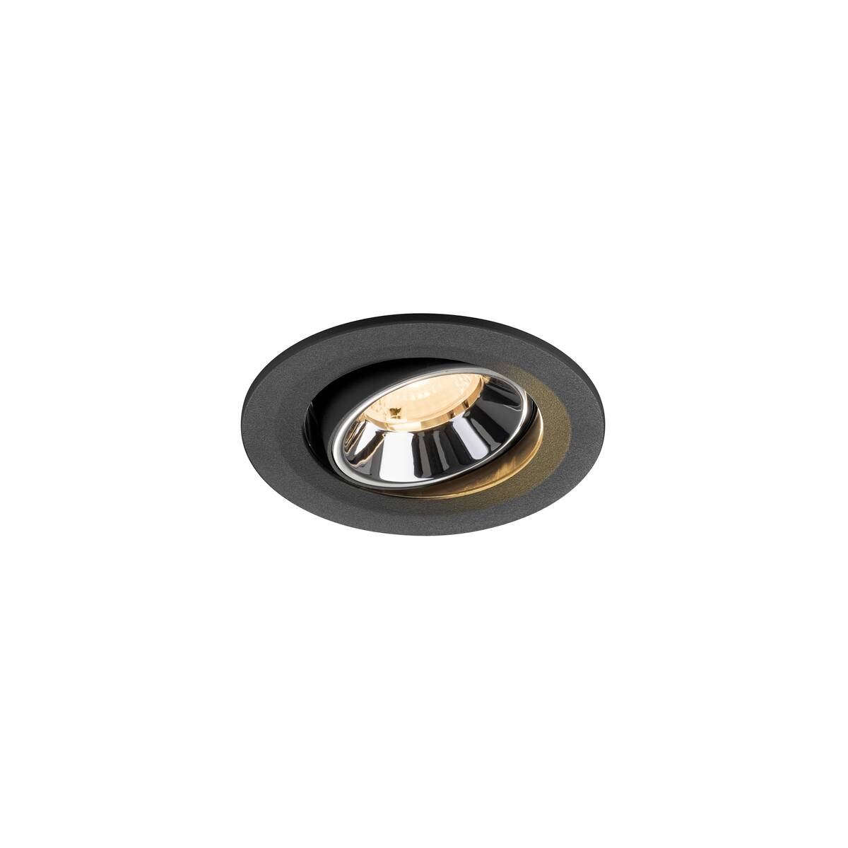 NUMINOS® MOVE S, spot encastré, intérieur, 2700 K, 40° noir / chrome