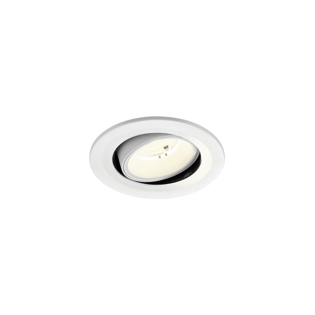 NUMINOS® MOVE S, Infälld takarmatur, 4000 K, 55°, IP20, rund, vit