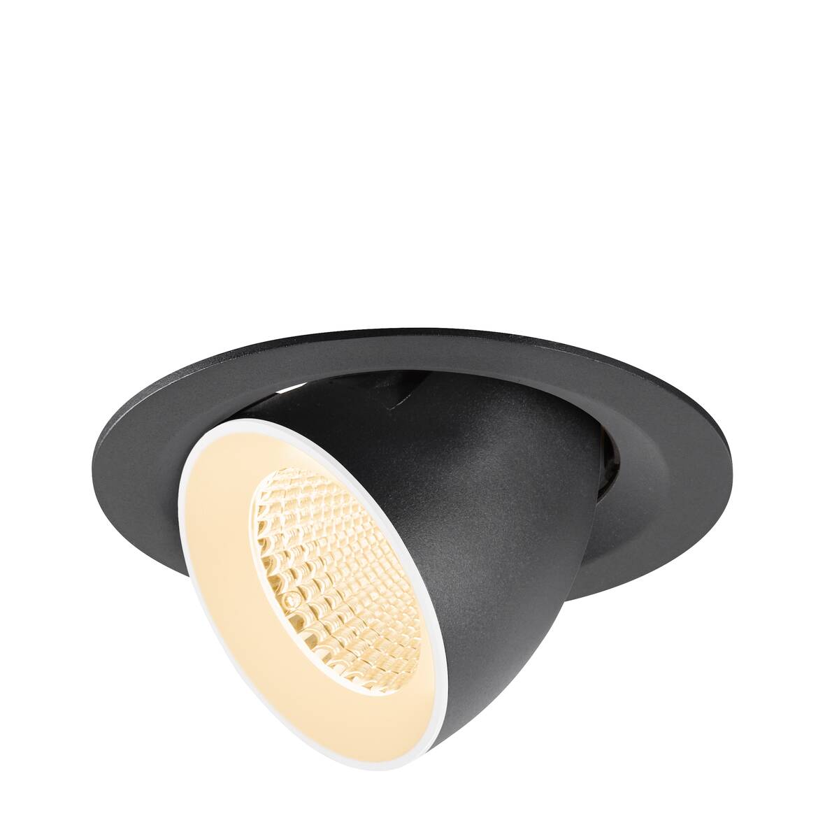 NUMINOS® GIMBLE M, incasso a plafone, 2700 K, 40°, nero / bianco