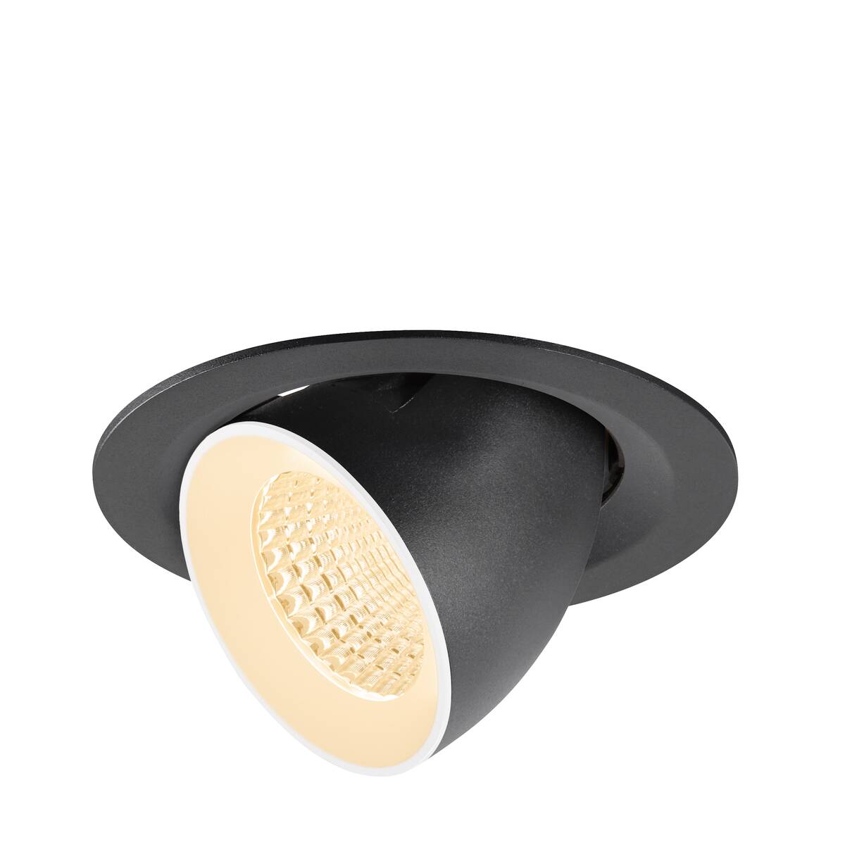 NUMINOS® GIMBLE M, Stropní vestavné svítidlo, 2700 K, 55°, černá / bílá