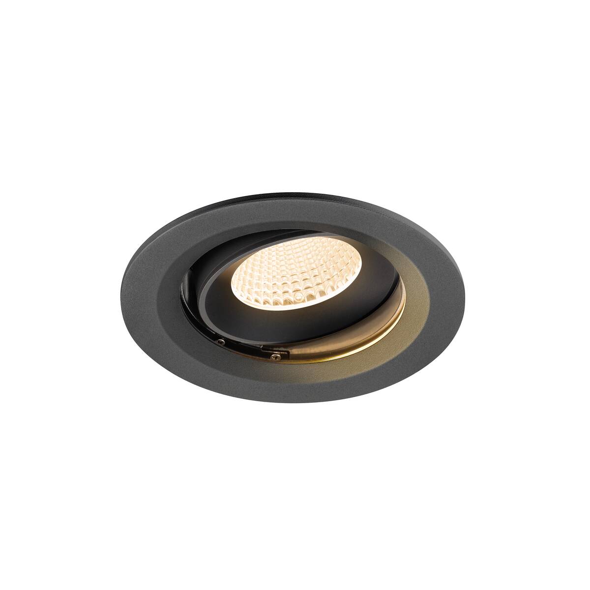 NUMINOS® MOVE M, Recessed ceiling light, 2700 K, 40°, IP20, round, black