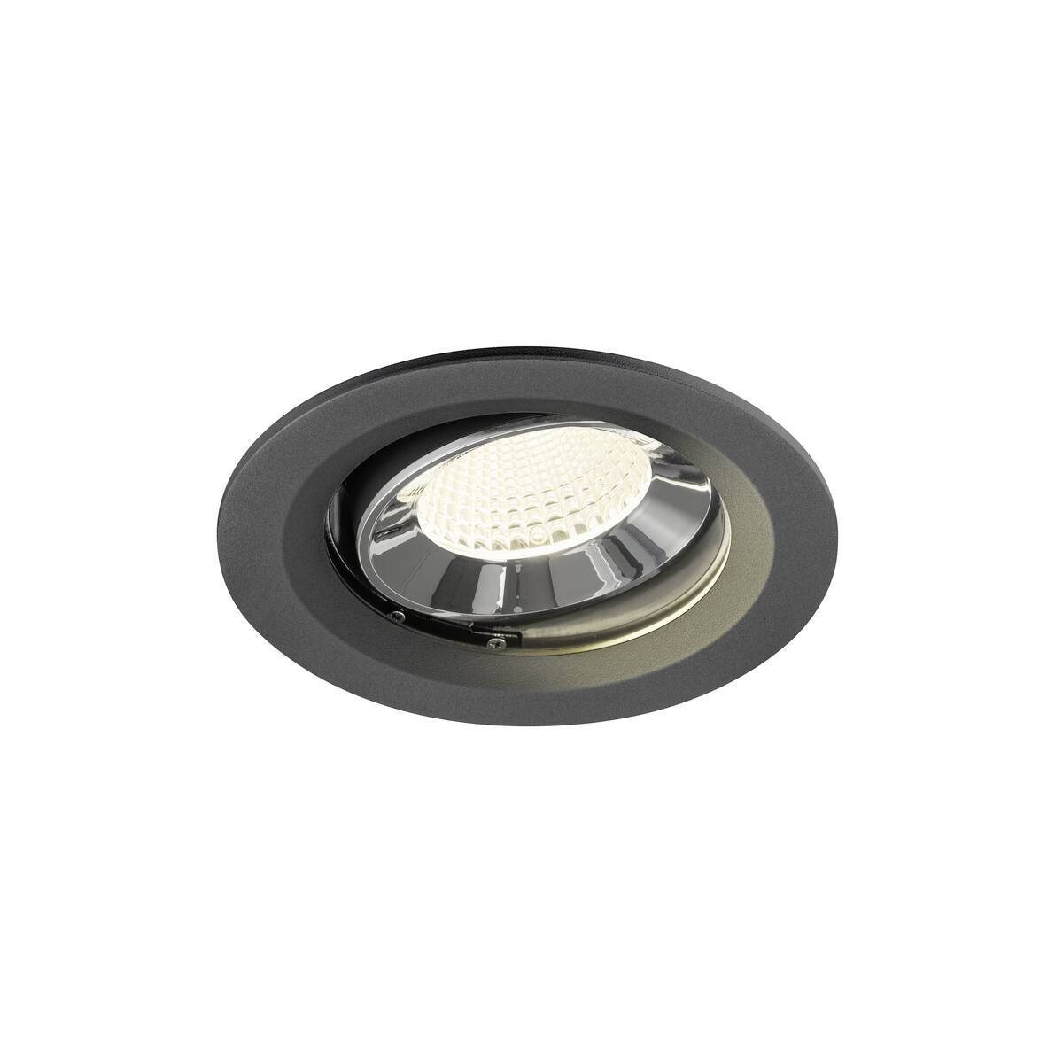 NUMINOS® MOVE M, zápustné stropní svítidlo černé/chromové 4000 K 40°
