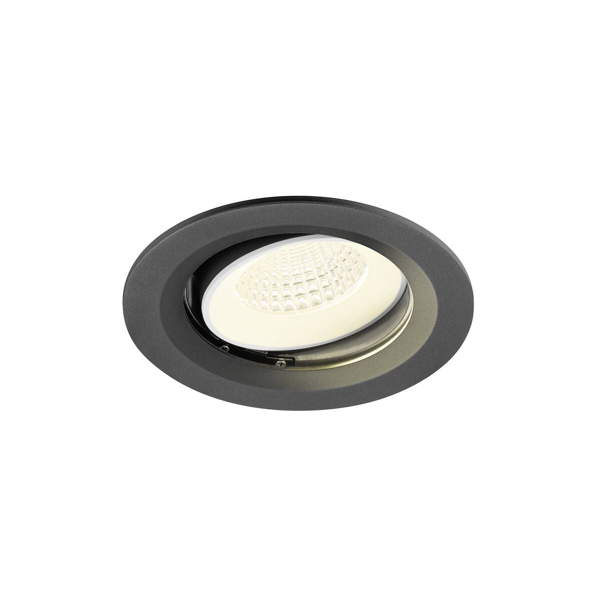 NUMINOS® MOVE M, plafonnier encastré, 4000 K, 55°, IP20, rond, noir / blanc