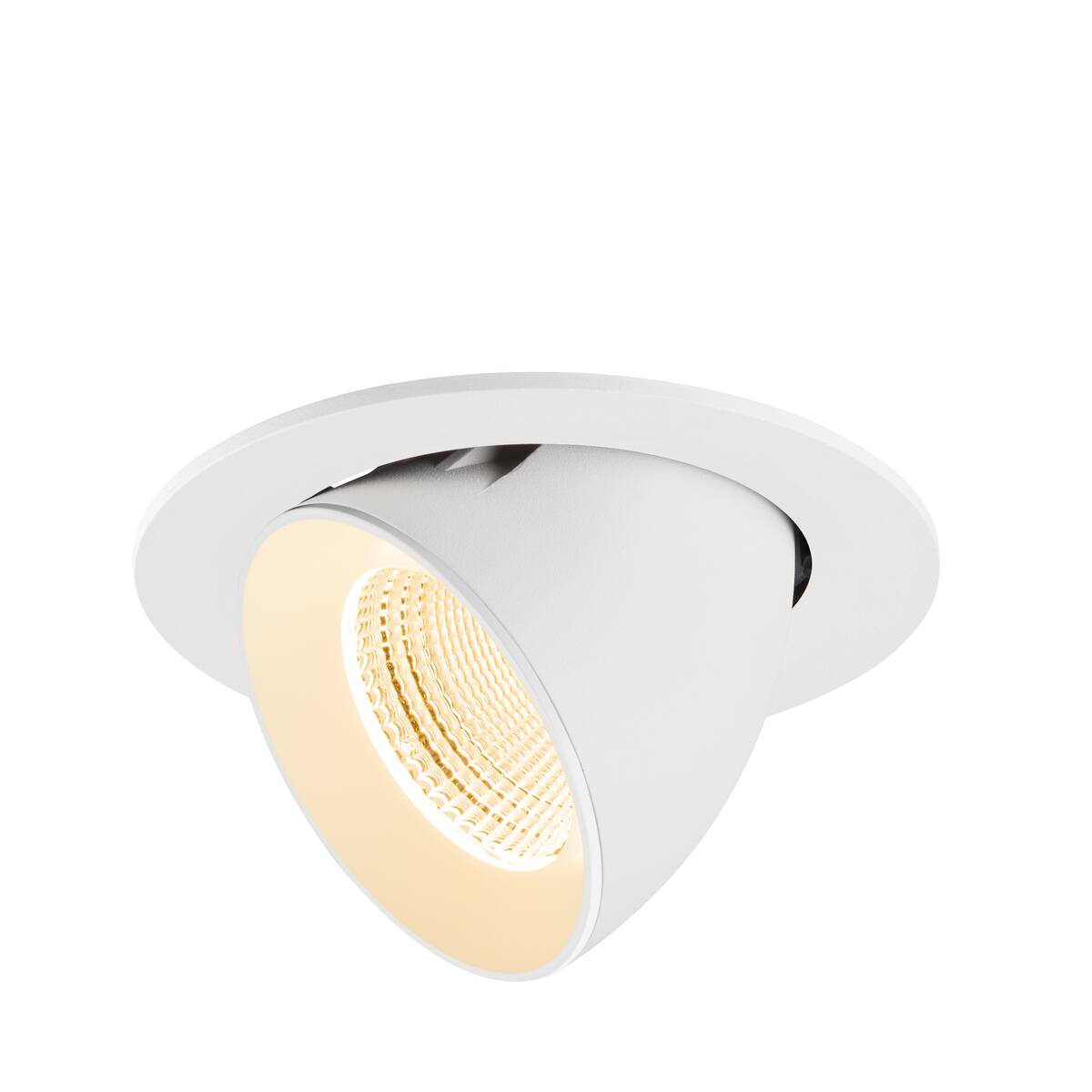 NUMINOS® GIMBLE L, Deckeneinbauleuchte, 2700 K, 55°, IP20, rund, weiß
