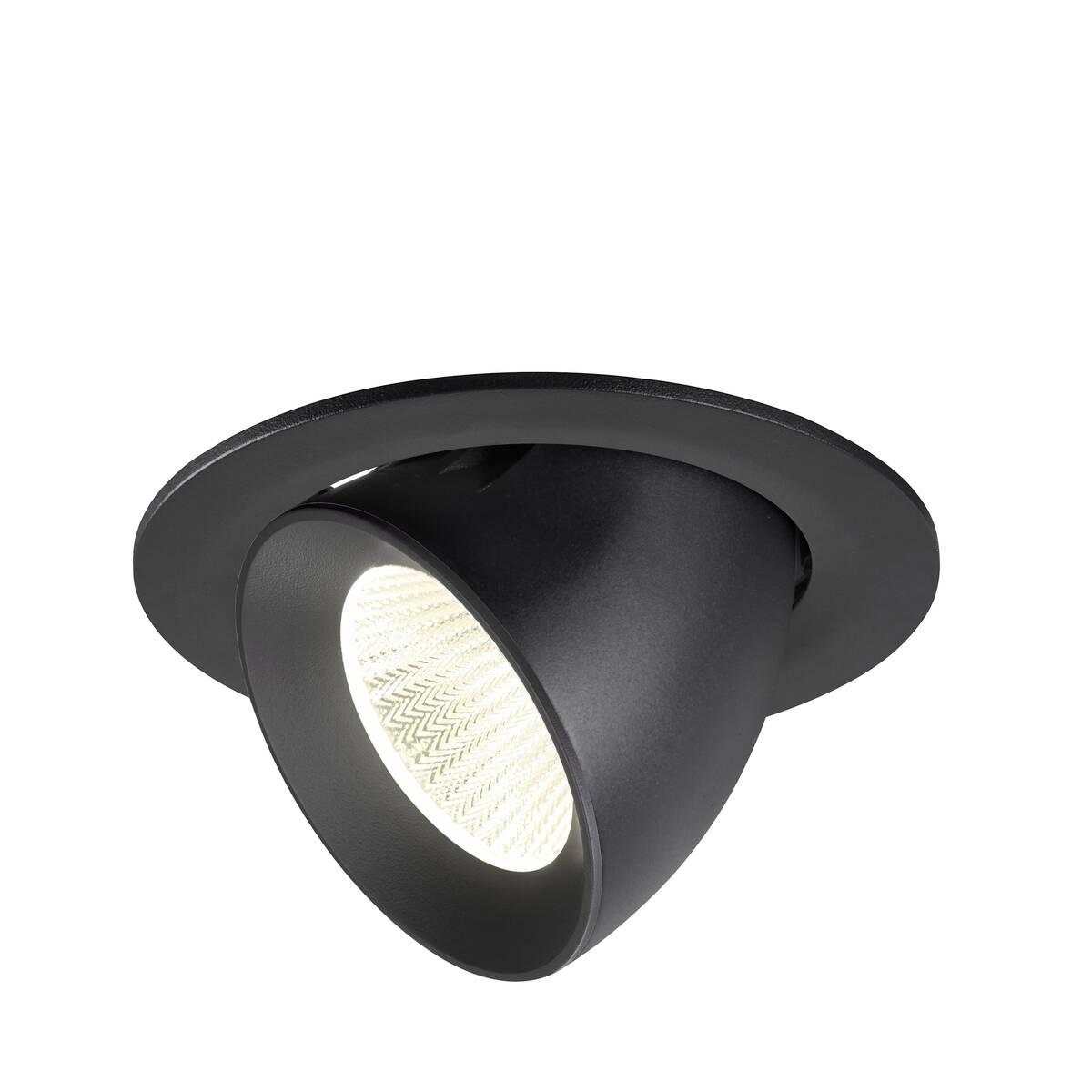 NUMINOS® GIMBLE L, Stropní vestavné svítidlo, 4000 K, 40°, IP20, kulaté, černé