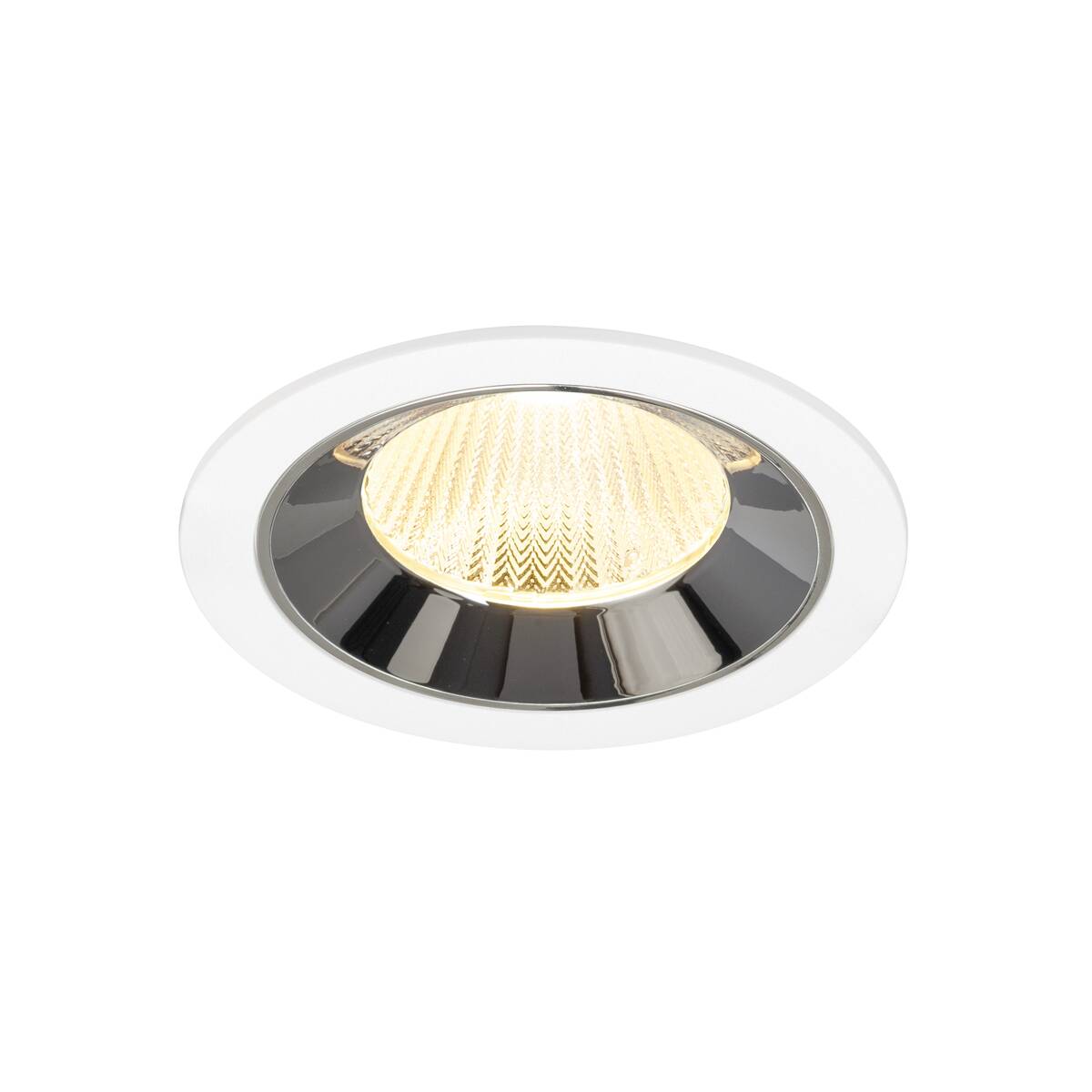 NUMINOS® L, encastré downlight, intérieur, 3000 K, 40° blanc / chrome