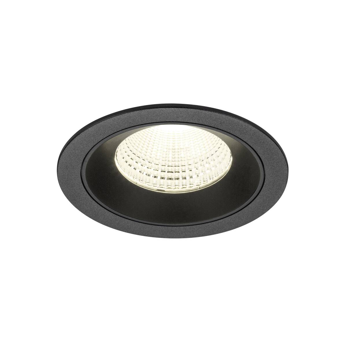 NUMINOS® L, plafonnier encastré, 4000 K, 55°, IP20, rond, noir
