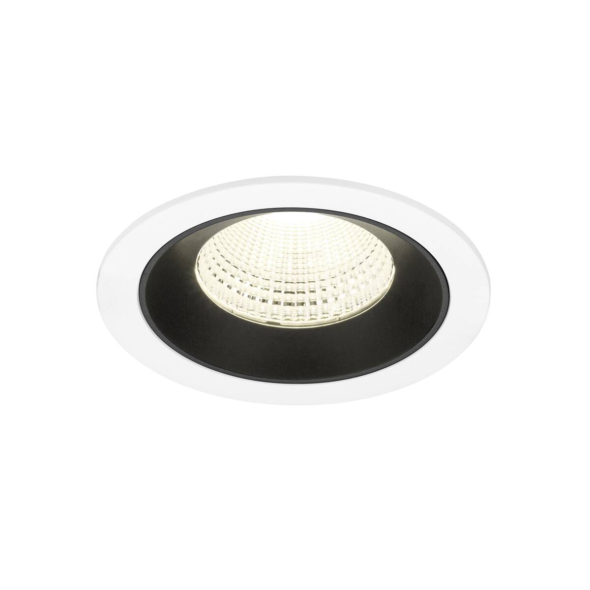 NUMINOS® L, infälld taklampa vit / svart 4000 K 55°