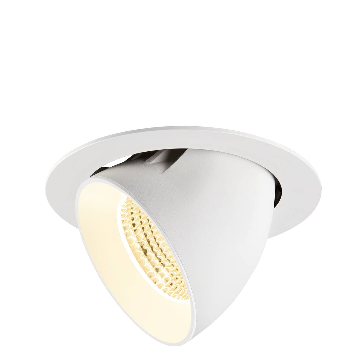 NUMINOS® GIMBLE XL, plafonnier encastré, 3000 K, 55°, blanc