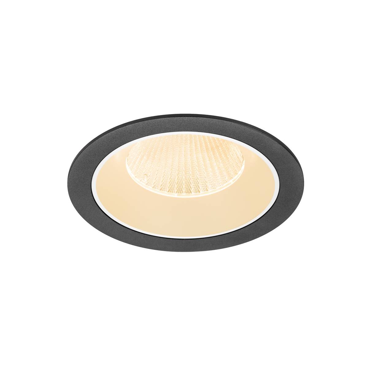 NUMINOS® XL, plafonnier encastré, 2700 K, 20°, IP20, rond, noir / blanc