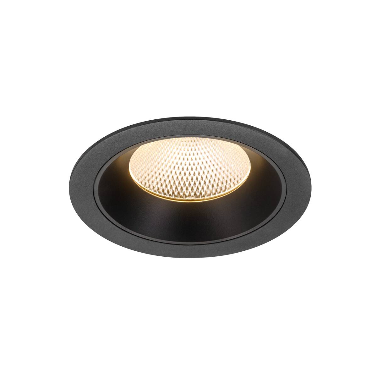 NUMINOS® XL, plafonnier encastré, 2700 K, 40°, IP20, rond, noir