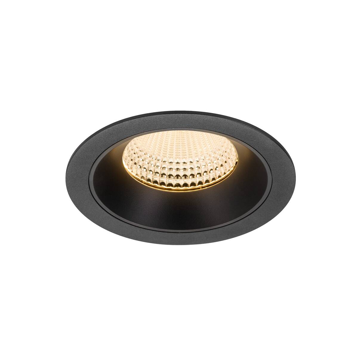 NUMINOS® XL, plafonnier encastré, 2700 K, 55°, IP20, rond, noir