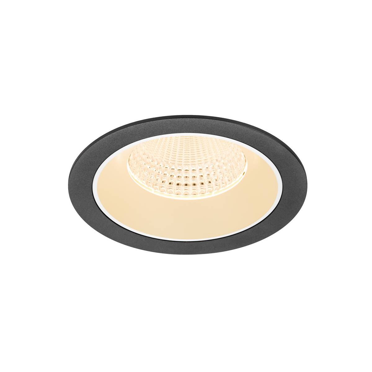 NUMINOS® XL, Infälld takarmatur, 2700 K, 55°, IP20, rund, svart / vit