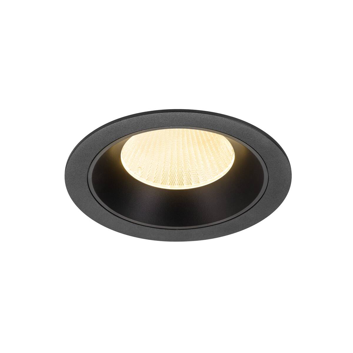 NUMINOS® XL, Deckeneinbauleuchte, 3000 K, 20°, IP20, rund, schwarz