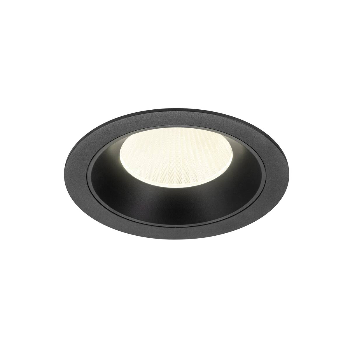 NUMINOS® XL, plafonnier encastré, 4000 K, 20°, IP20, rond, noir
