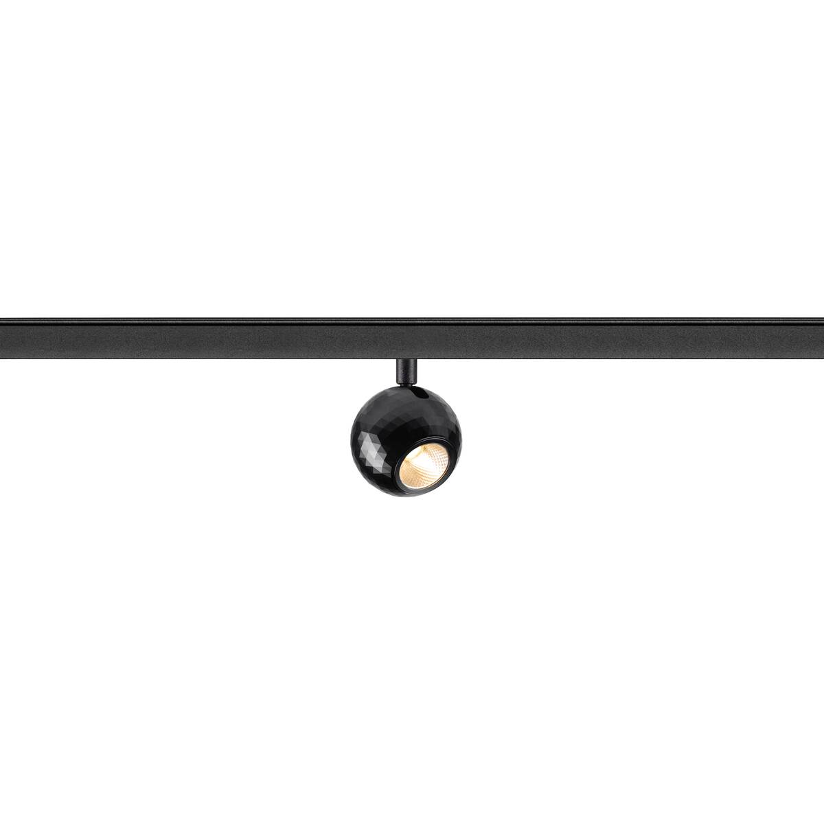 DYSKO, spot 48V, DALI, rail standard en applique, 2700 K, 5,6 W, 36°, noir