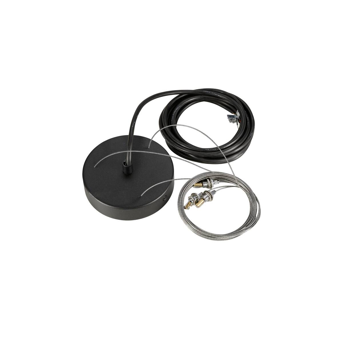 MEDO 2 OPHANGSET, 1,5 m hanglengte, Centraal, zwart