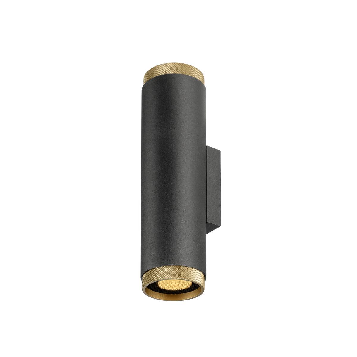 GRIP! L, Wandaufbauleuchte, UP/DOWN, QPAR51, 2 x 6 W, schwarz