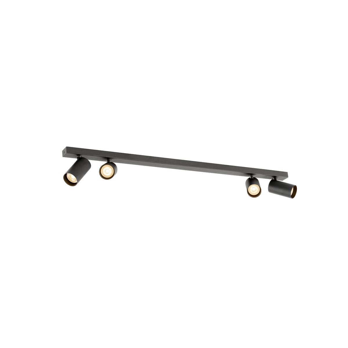 ENOLA 2.0 M, CL, QUAD, QPAR51, LONG, luminaria de superficie de techo, 4 x 10 W, negro