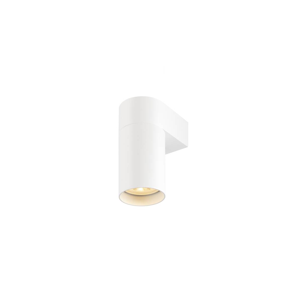 ENOLA 2.0 M, WL, SINGLE, QPAR51 utanpåliggande vägglampa, GU10, 1 x 10 W, vit