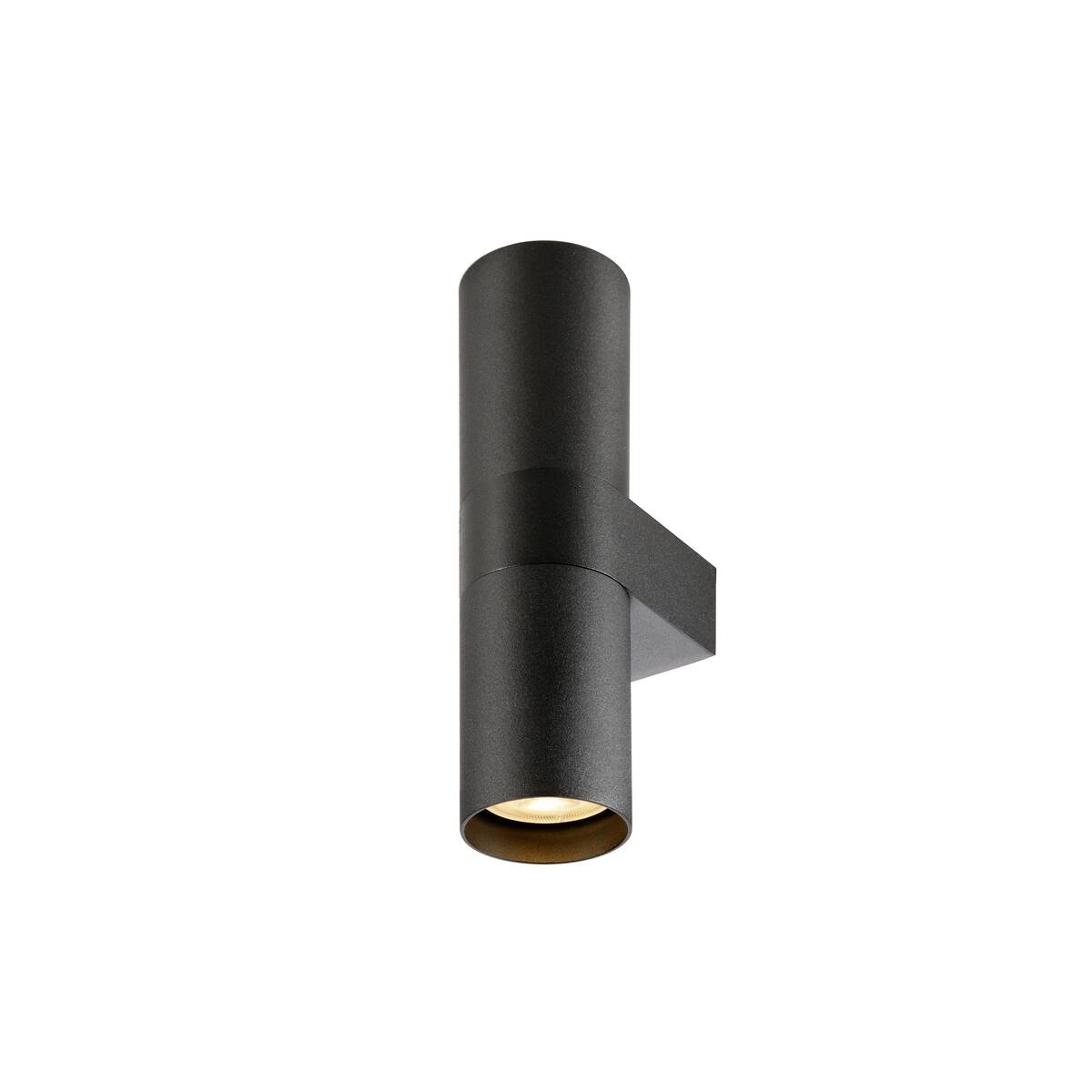 ENOLA 2.0 M, WL, DOUBLE, QPAR51 applique murale, GU10, 2 x 10 W, noir