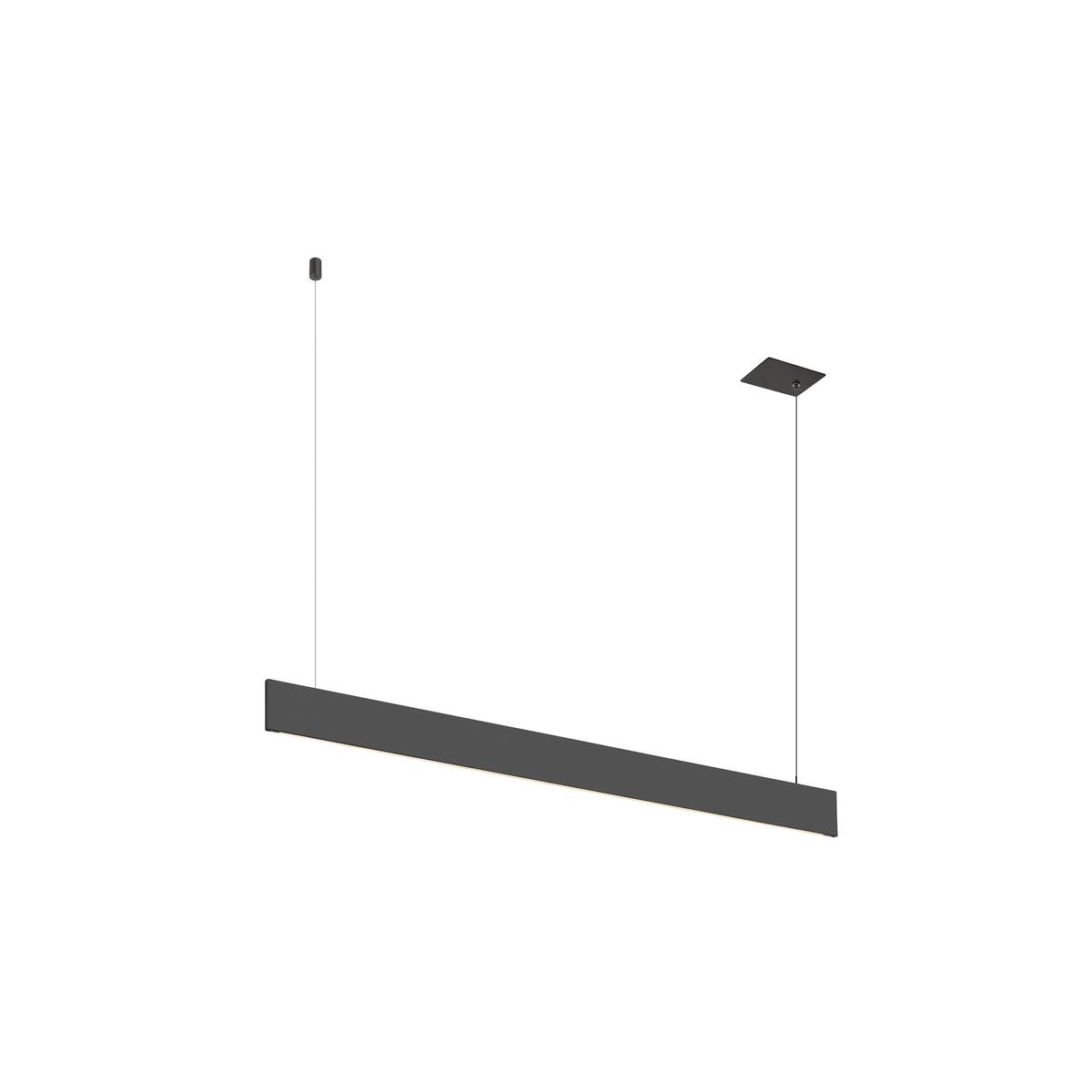 LINIUS 120, PD, DALI, EINBAU, Pendelleuchte, 3000 K, 34 W, 90°, schwarz
