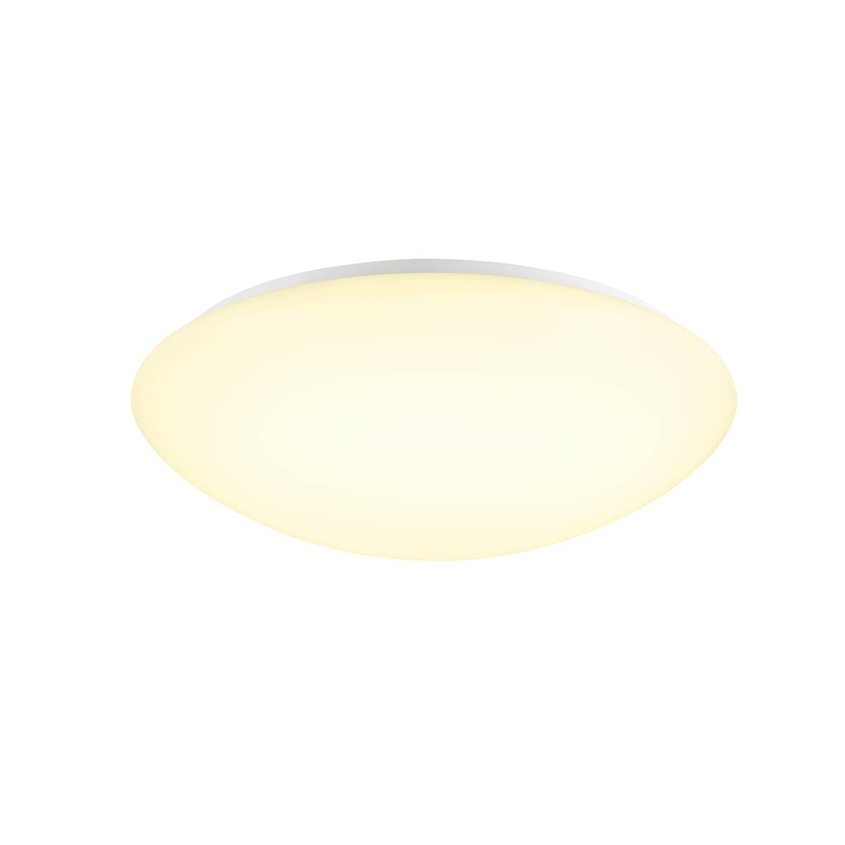 LIPSY® 2.0 40, CW, DOME, Væg- og loftmonteret armatur, 3000 K / 4000 K, 9 W / 18 W, 120°, hvid / mælket